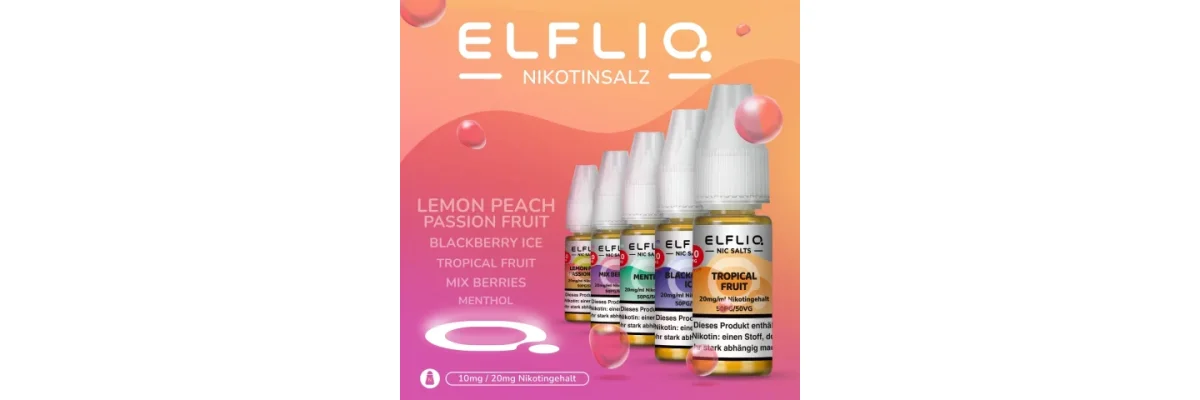 ELFLIQ Liquid – Die beliebten Elfbar Aromen jetzt als Nikotinsalz-Liquid - ELFLIQ Liquid – Die beliebten Elfbar Aromen jetzt als Nikotinsalz-Liquid
