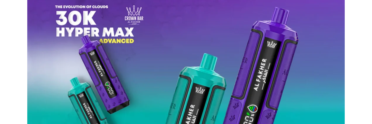 AL FAKHER Crown Bar 30K Hypermax Advanced | Shisha-Shop - AL FAKHER Crown Bar 30K Hypermax Advanced | Shisha-Shop
