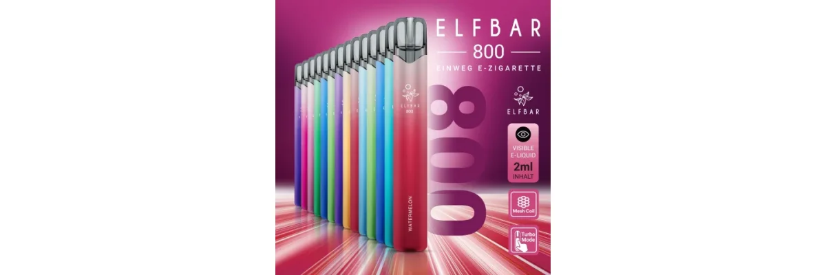 Elfbar 800 – alle Infos zur beliebten Einweg‑E‑Zigarette mit bis zu 800 Zügen - Elfbar 800 – alle Infos zur beliebten Einweg‑E‑Zigarette mit bis zu 800 Zügen
