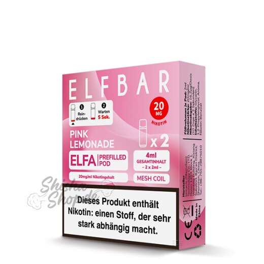 Elfbar ELFA Pods - Pink Lemonade (2er Pack)