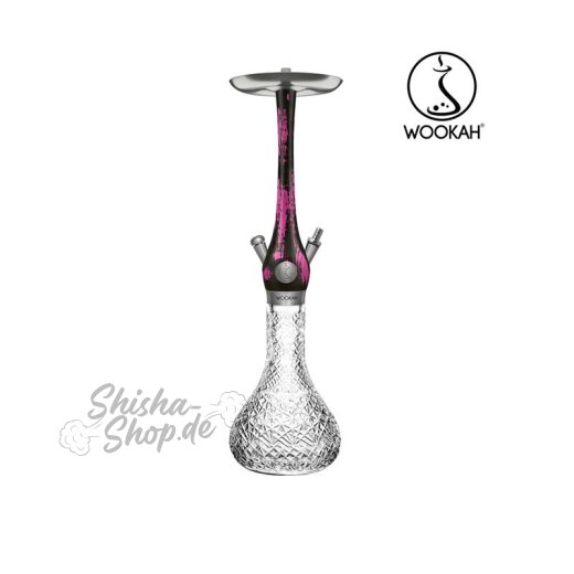 Wookah - Black&Pink / Glimmer Heavy Kristall