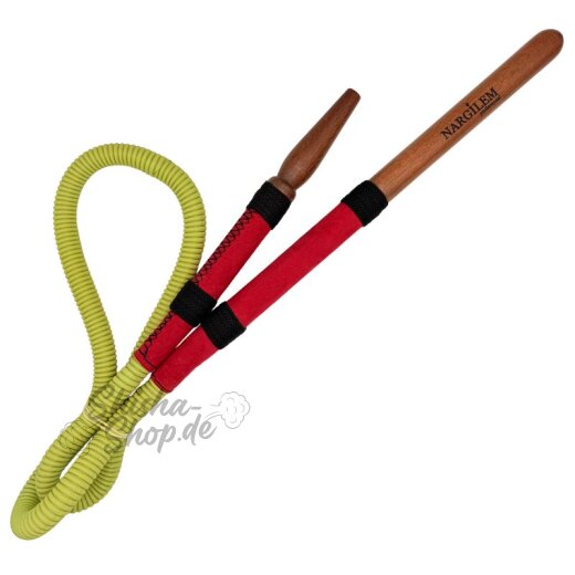 Nargilem - Tradi Kaffeehaus-Schlauch - ohne Schliff Rot