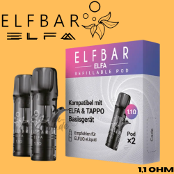 ELFBAR ELFA REFILL PODS 1.1Ohm