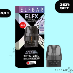 ELFBAR ELFX Refillable Pods 0.8 (3er Pack)