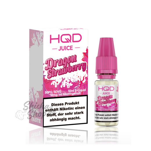 HQD Juice Liquid 10ml - Dragon Strawberry 18mg