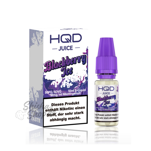 HQD Juice Liquid 10ml - Blackberry Ice 18mg