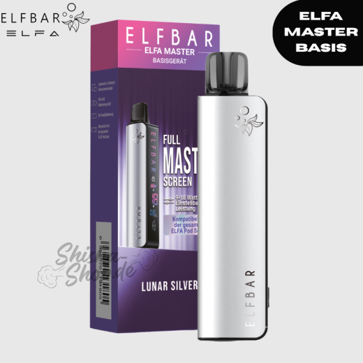 ELFBAR ELFA Master Basisgerät - Lunar Silver