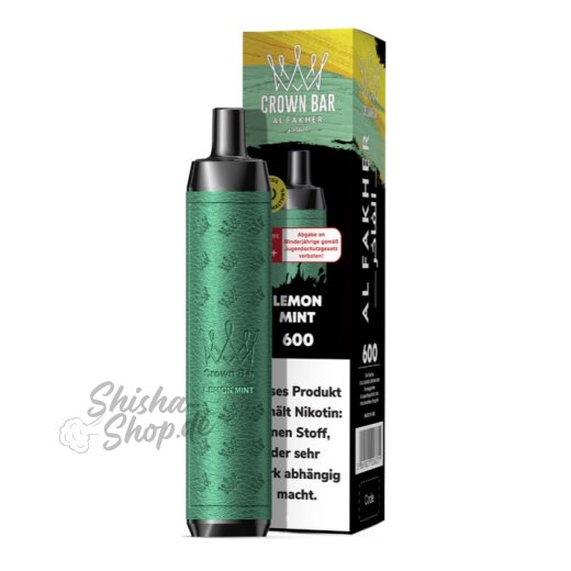 Al Fakher Crown Bar 600 - Lemon Mint