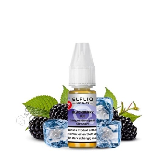 Elfbar ElfLIQ 10ml - Blackberry Ice 10mg