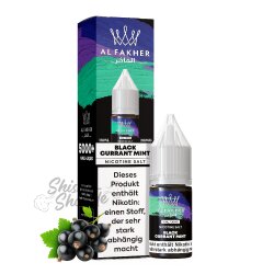 Al Fakher Nikotinsalz Liquid 10ml - Blackcurrent Mint 20mg