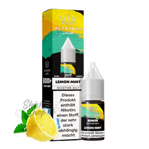 Al Fakher Nikotinsalz Liquid 10ml - Lemon Mint 20mg