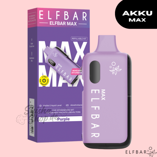 Elfbar Max Basisgerät - Purple
