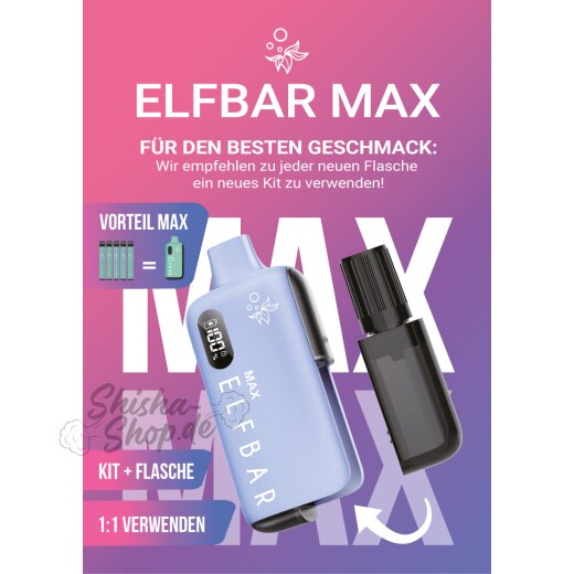 Elfbar Max Sparset - Basisgerät + Pod
