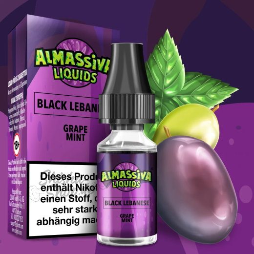 Almassiva Liquid 10ml - Black Lebanese 17mg