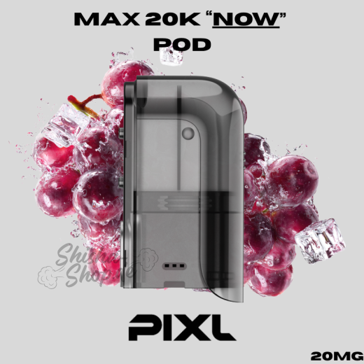 PIXL MAX 20K "NOW" 20mg - POD (Refill Container) - Grape Crush