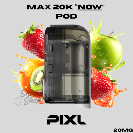 PIXL MAX 20K "NOW" 20mg - POD (Refill Container) - Strawberry Burst 20mg