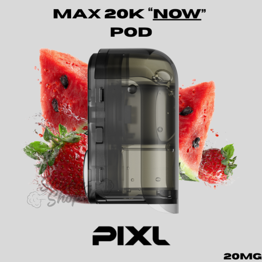 PIXL MAX 20K "NOW" 20mg - POD (Refill Container) - Strawberry Watermelon