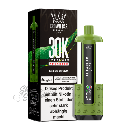 Al Fakher Crown Bar 30K Hypermax Advanced Basisgerät - Space Dream