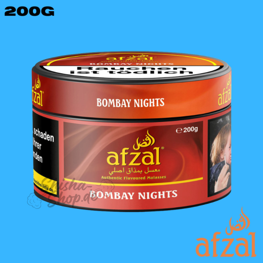 Afzal Shisha Tabak 200g - Bombay Nights