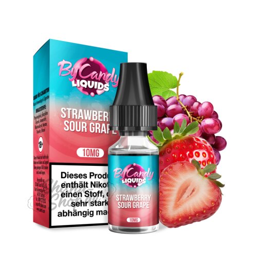 ByCandy Liquid 10ml - Strawberry Sour Grape 10mg