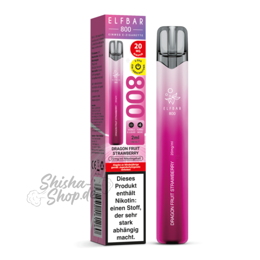 Elfbar 800 Einweg Vape - Dragonfruit Strawberry