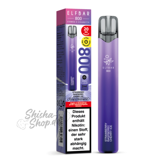 Elfbar 800 Einweg Vape - Strawberry Raspberry Cherry Ice