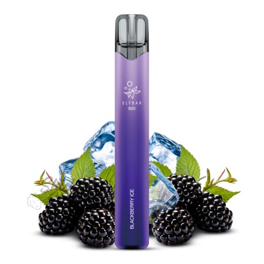 Elfbar 800 Einweg Vape Nikotinfrei - Blackberry Ice