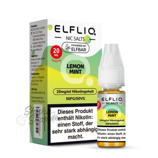 Elfbar ElfLIQ 10ml - Lemon Mint 20mg