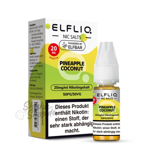 Elfbar ElfLIQ 10ml - Pineapple Coconut 20mg