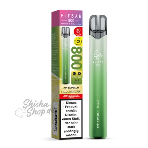 Elfbar 800 Einweg Vape - Apple Peach