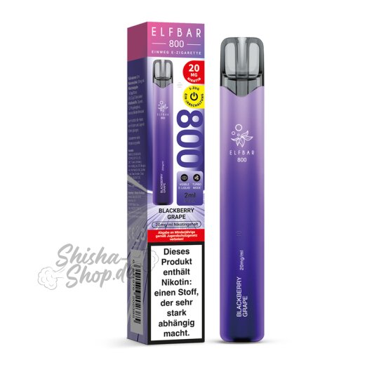 Elfbar 800 Einweg Vape - Blackberry Grape