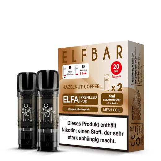 Elfbar ELFA Pods - Hazelnut Coffee (2er Pack)