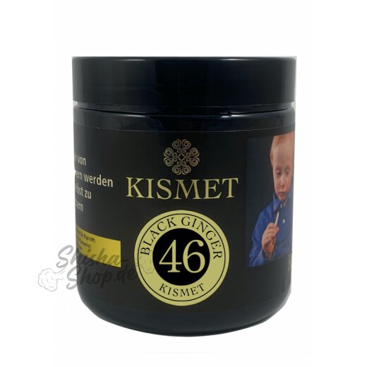Kismet Shisha Tabak 200g - Black Ginger