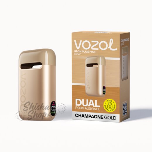 Vozol Neon Plug Max DUAL - Akkuträger Roségold