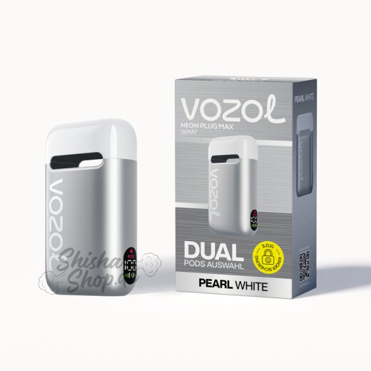 Vozol Neon Plug Max DUAL - Akkuträger Silber