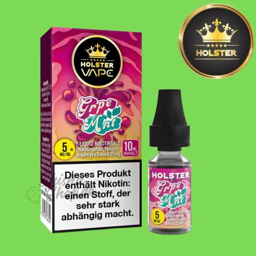 Holster Liquid 5mg|Grape Mint