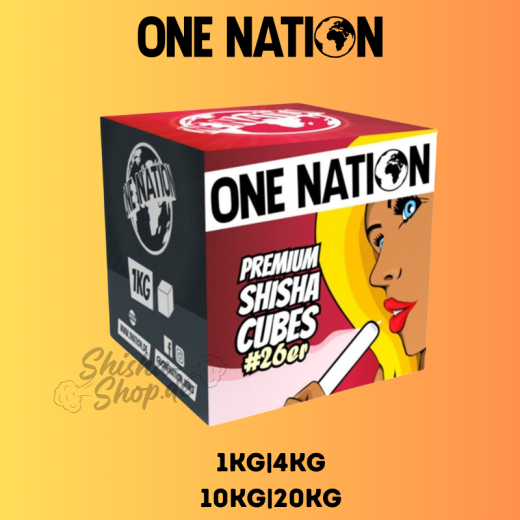 One Nation Shisha Kohle 26mm