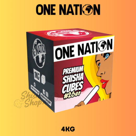 One Nation Shisha Kohle 26mm  - 4KG