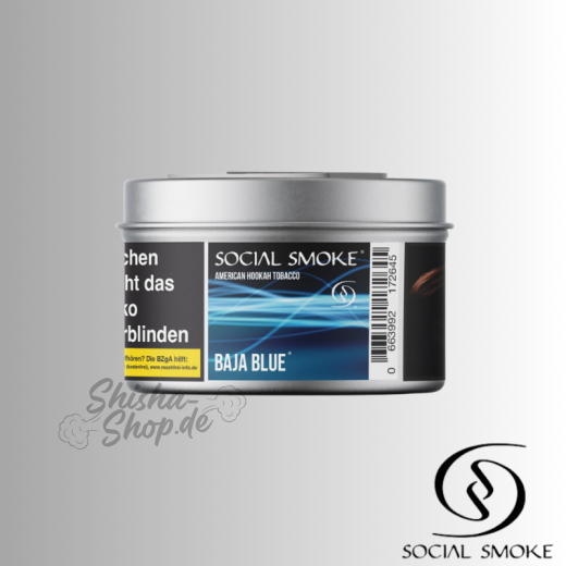 Social Smoke Shisha Tabak 200g - Baja Blue