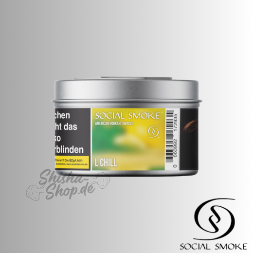 Social Smoke Shisha Tabak 200g - Lemon Chill (L Chill)