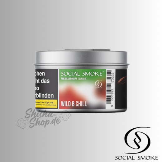 Social Smoke Shisha Tabak 200g - Wildberry Chill (Wild B Chill)