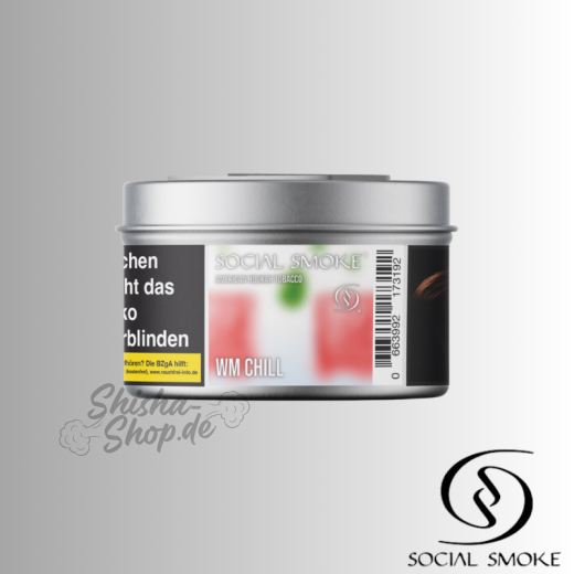 Social Smoke Shisha Tabak 200g - Watermelon Chill (WM Chill)