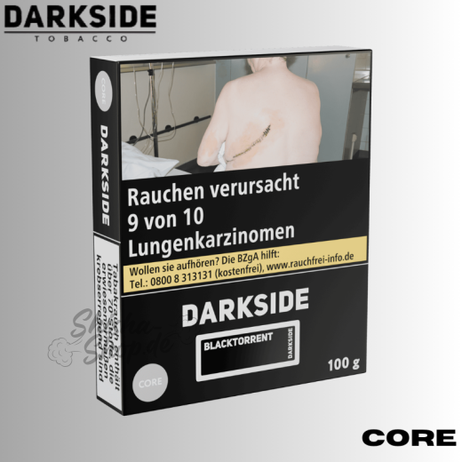 Darkside Shisha Tabak 100g (Core) - Black Torrent