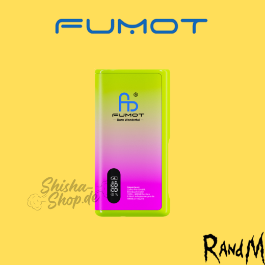 RandM Fumot Tornado Big Puff AKKU - Carmine