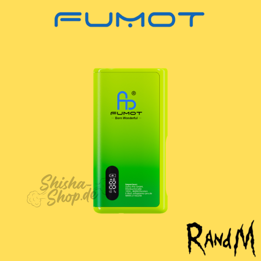 RandM Fumot Tornado Big Puff AKKU - Cyan
