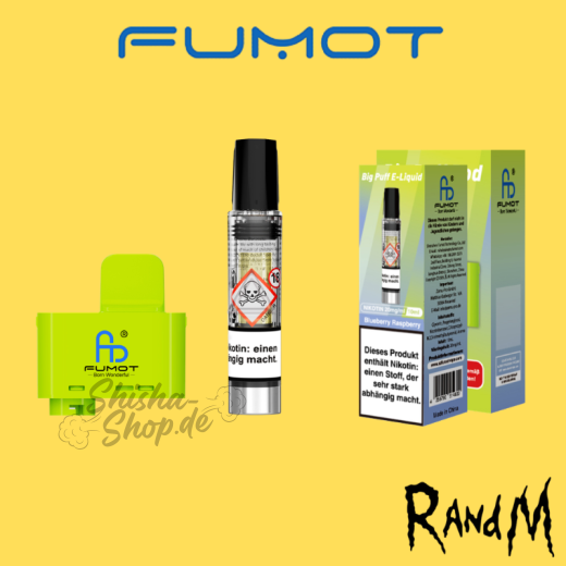 RandM Fumot Tornado Big Puff POD - Blueberry Raspberry