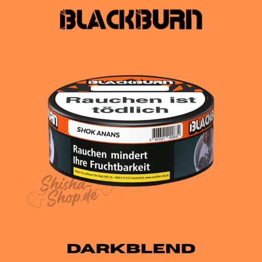 Blackburn Shisha Tabak 100g - Shok Anans
