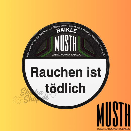 MustH Shisha Tabak 125g - BAIKLE