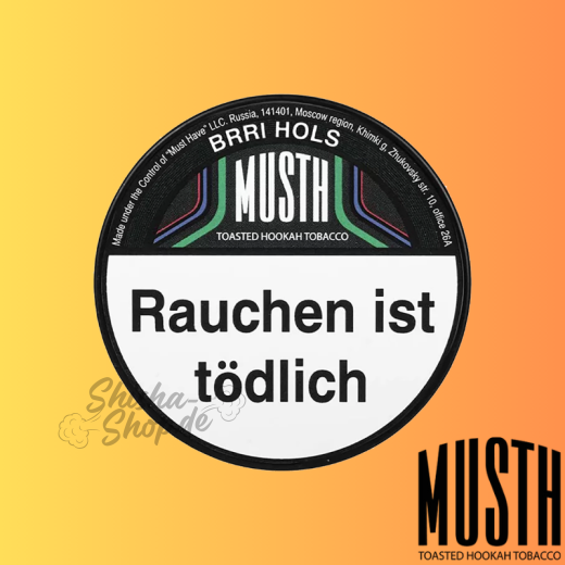 MustH Shisha Tabak 125g - BRRI HOLS