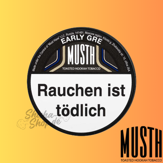 MustH Shisha Tabak 125g - EARLY GRE